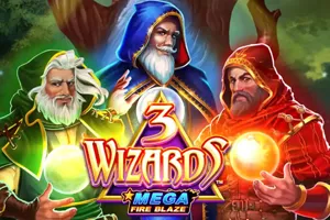 Playtech : Mega Fire Blaze: 3 Wizards - AZGAMING388